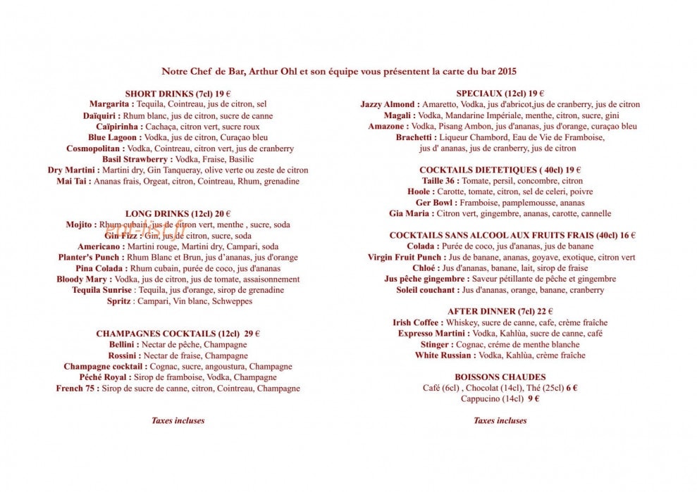 L'Olivier — carte page 10
