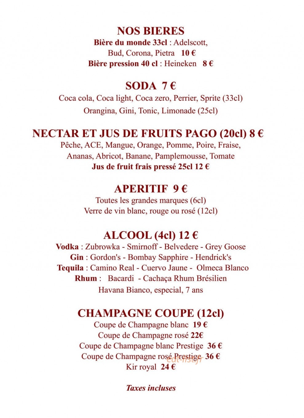 La Pinède — carte page 7