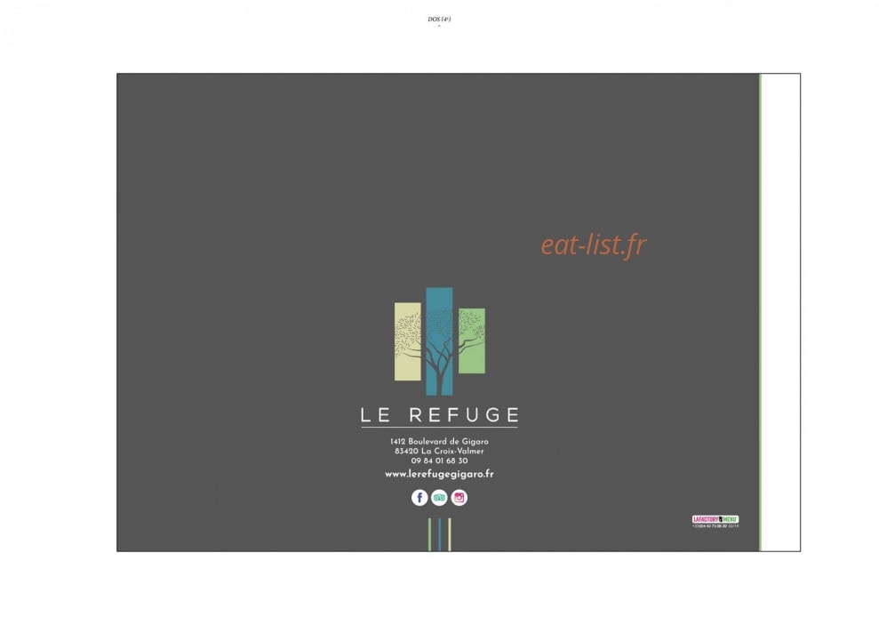 Le Refuge — carte page 1