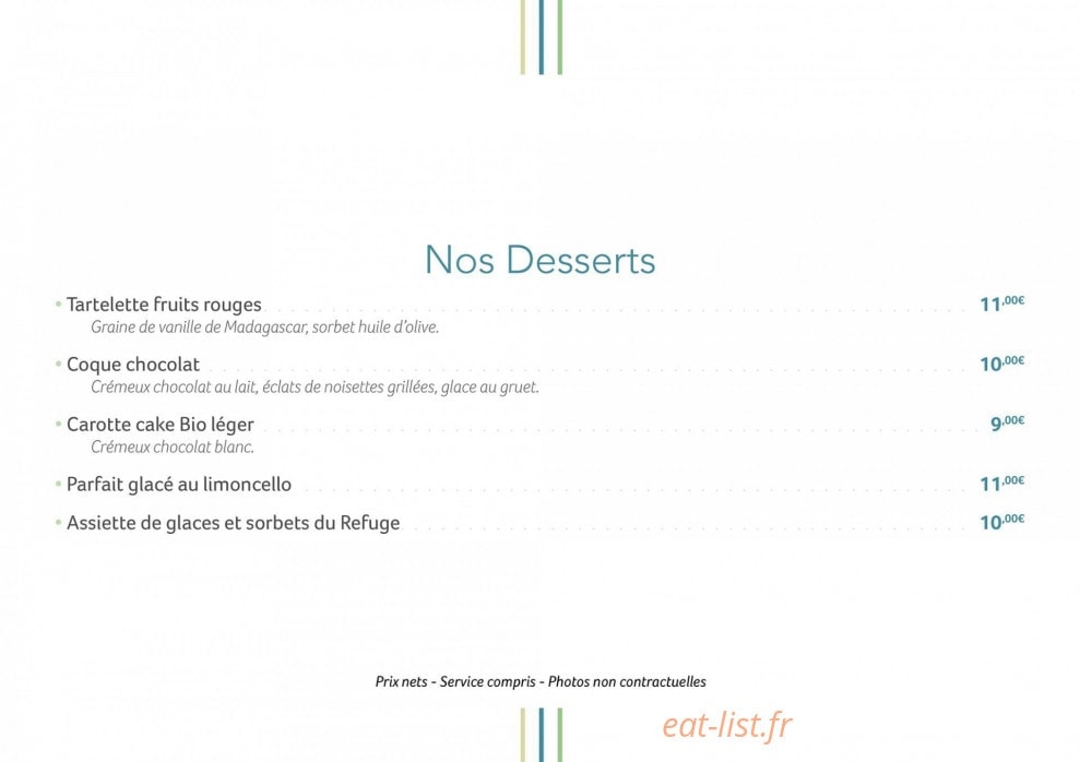 Le Refuge — carte page 6