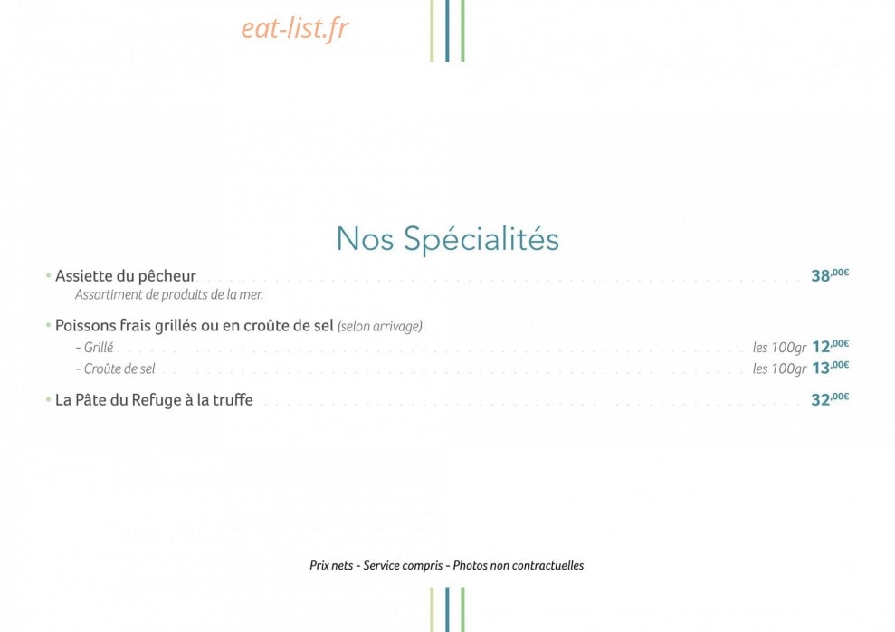 Le Refuge — carte page 4