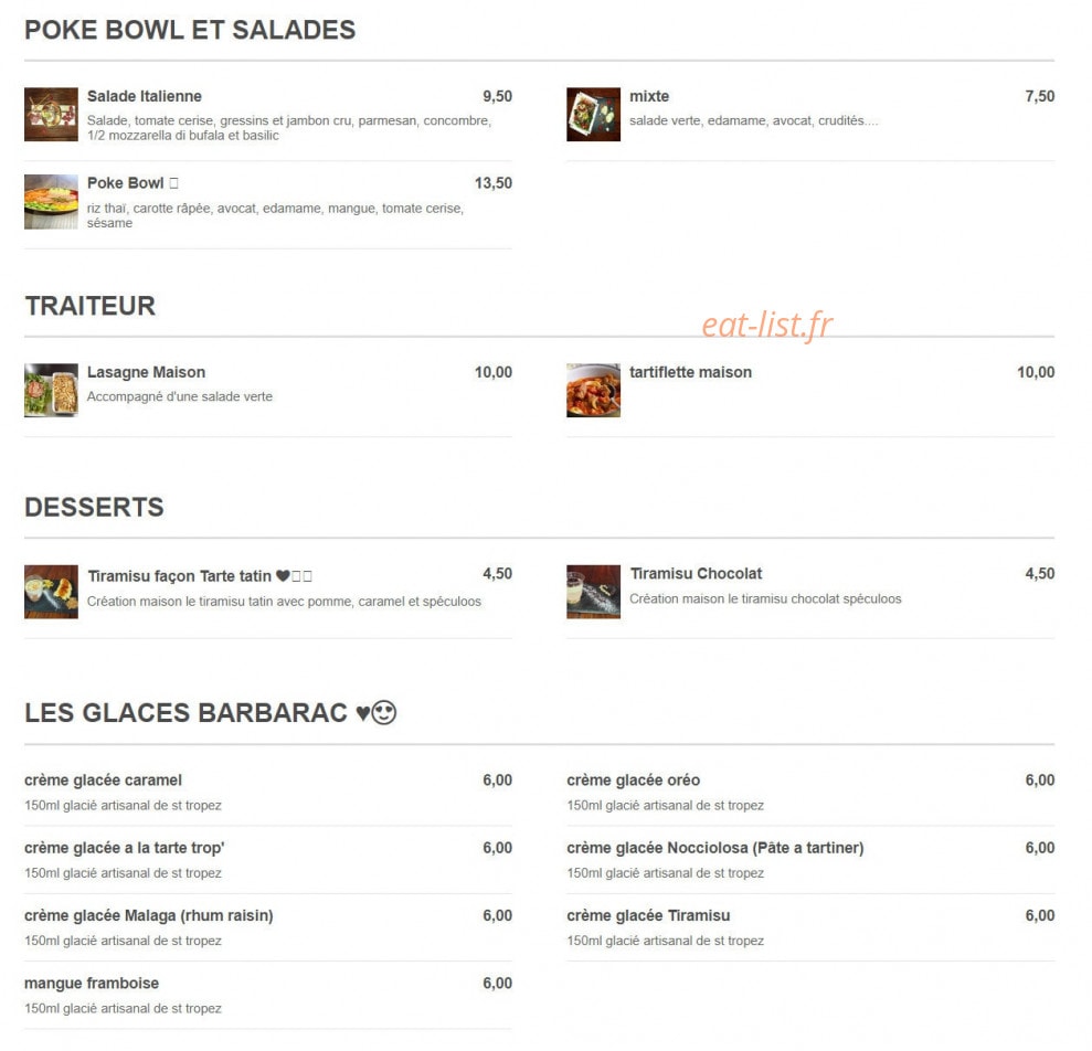 Pizz'Burger — carte page 3