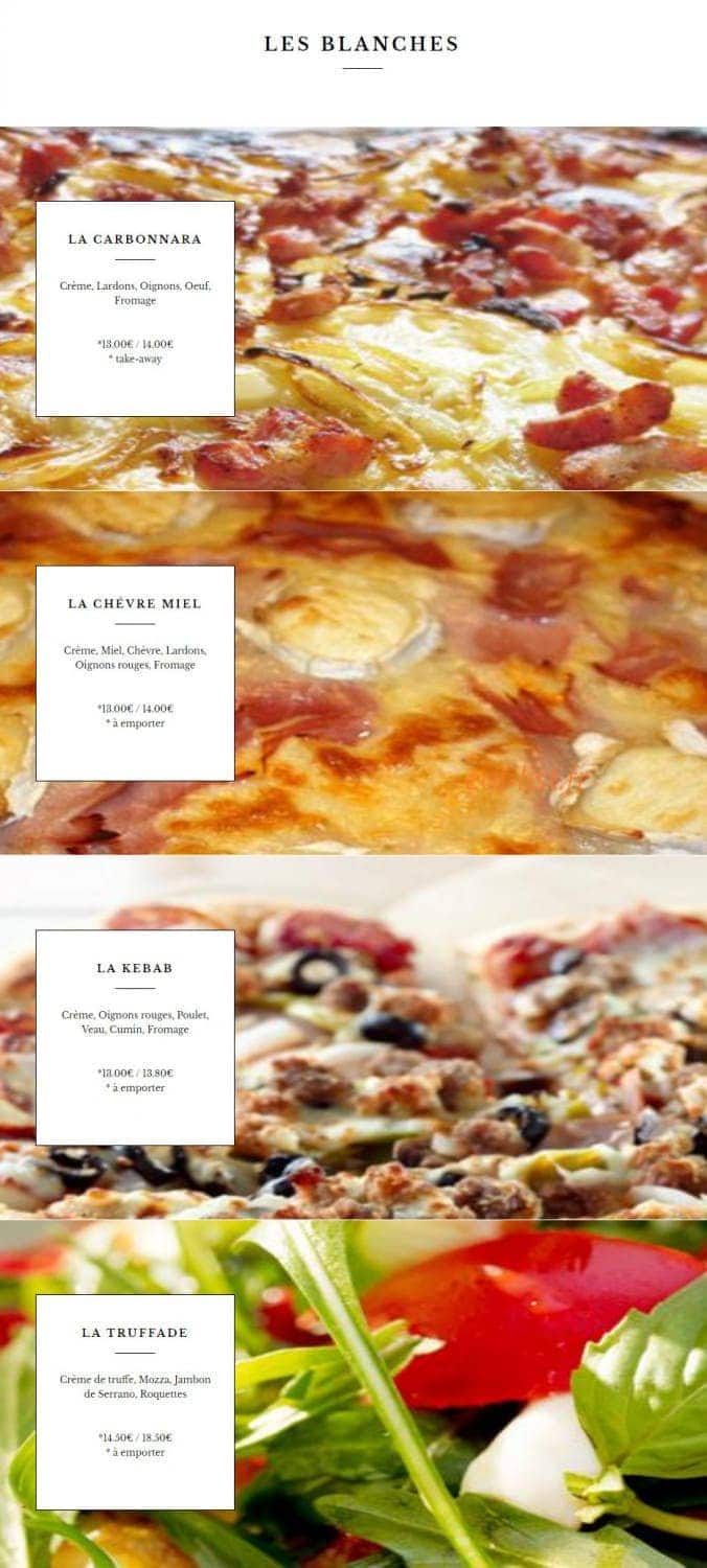 Pizza House — carte page 4