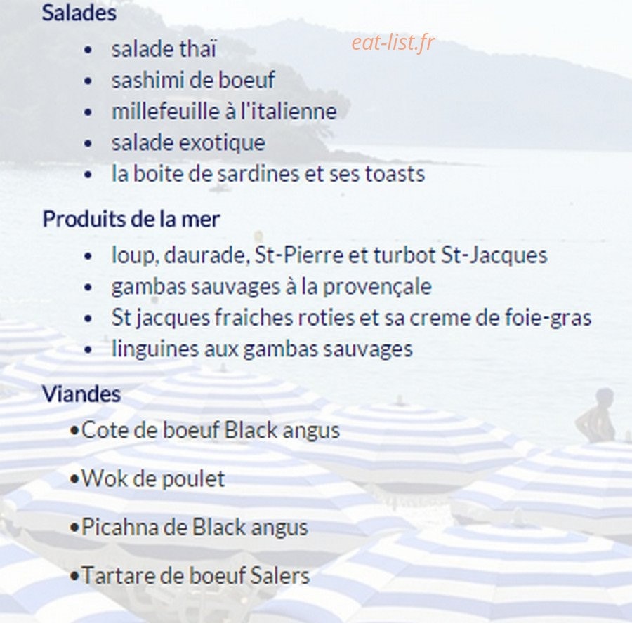 Ponent Plage — carte page 2