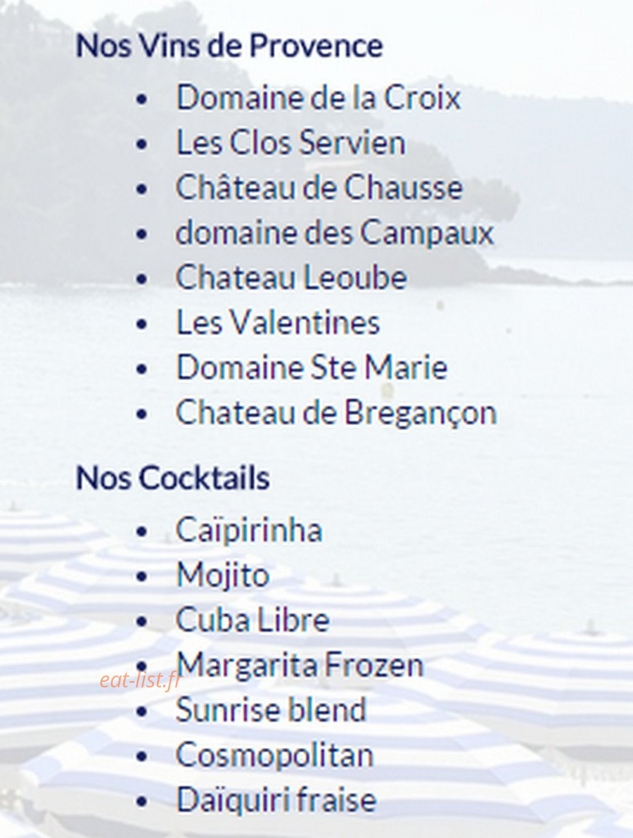 Ponent Plage — carte page 1