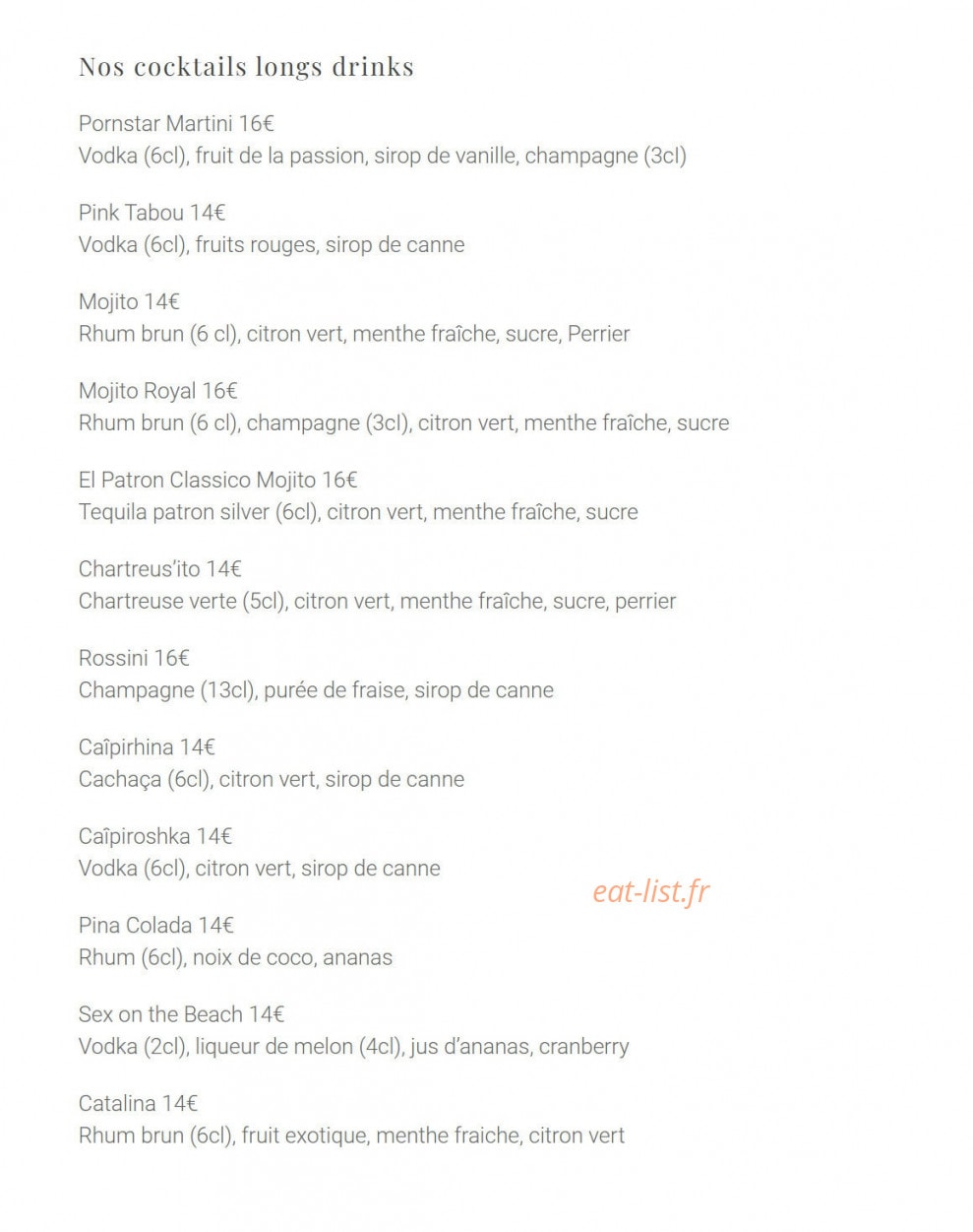 Tabou Beach — carte page 8