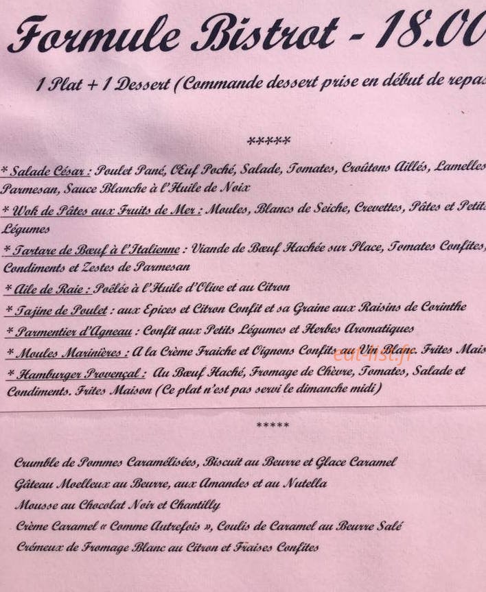 Le Calypso — carte page 1