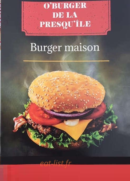 O’Burger de la Presqu’île — carte page 1