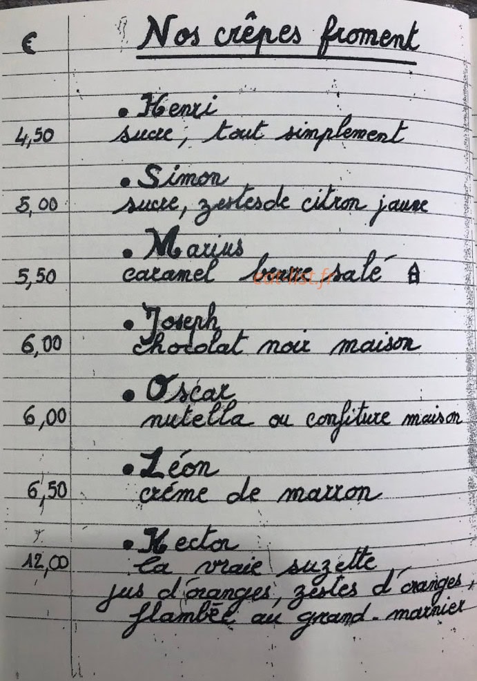 Le chant de L’heure — carte page 6