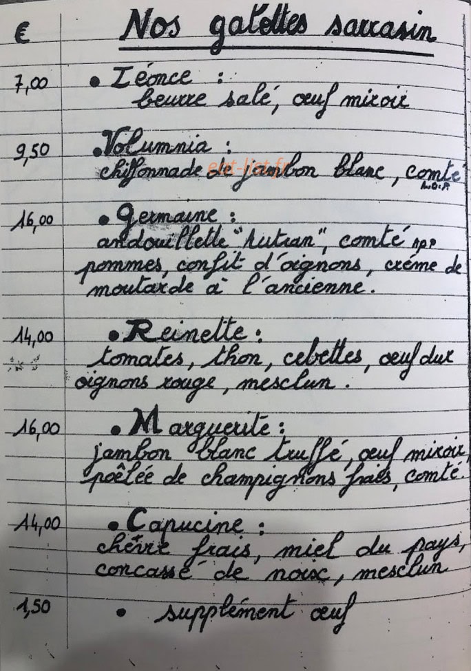 Le chant de L’heure — carte page 2