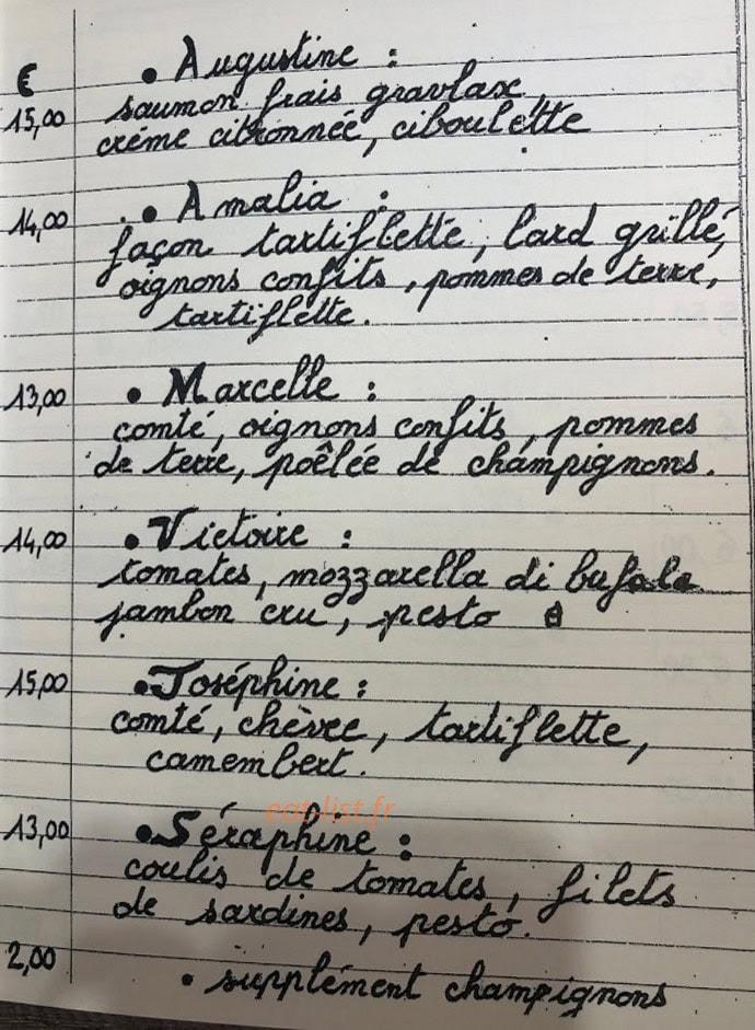 Le chant de L’heure — carte page 3