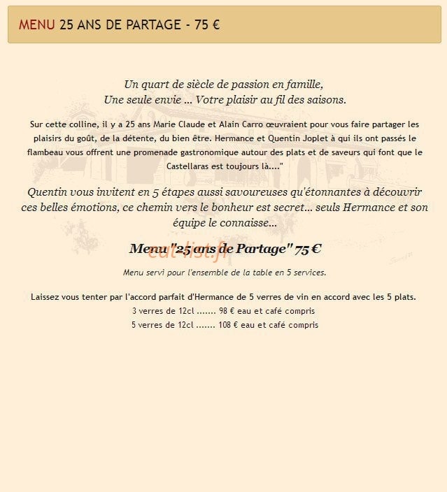 Le Castellaras — carte page 4