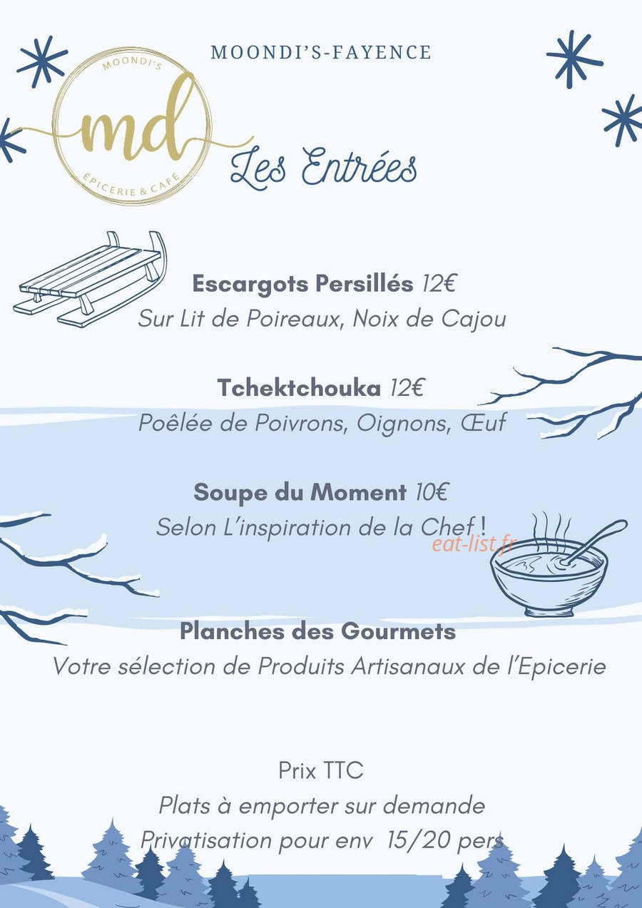 Moondi’s — carte page 1