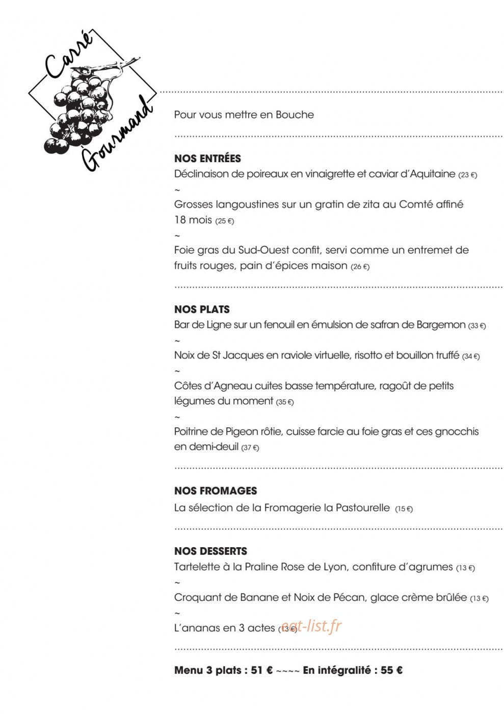 Carré D'ange — carte page 2