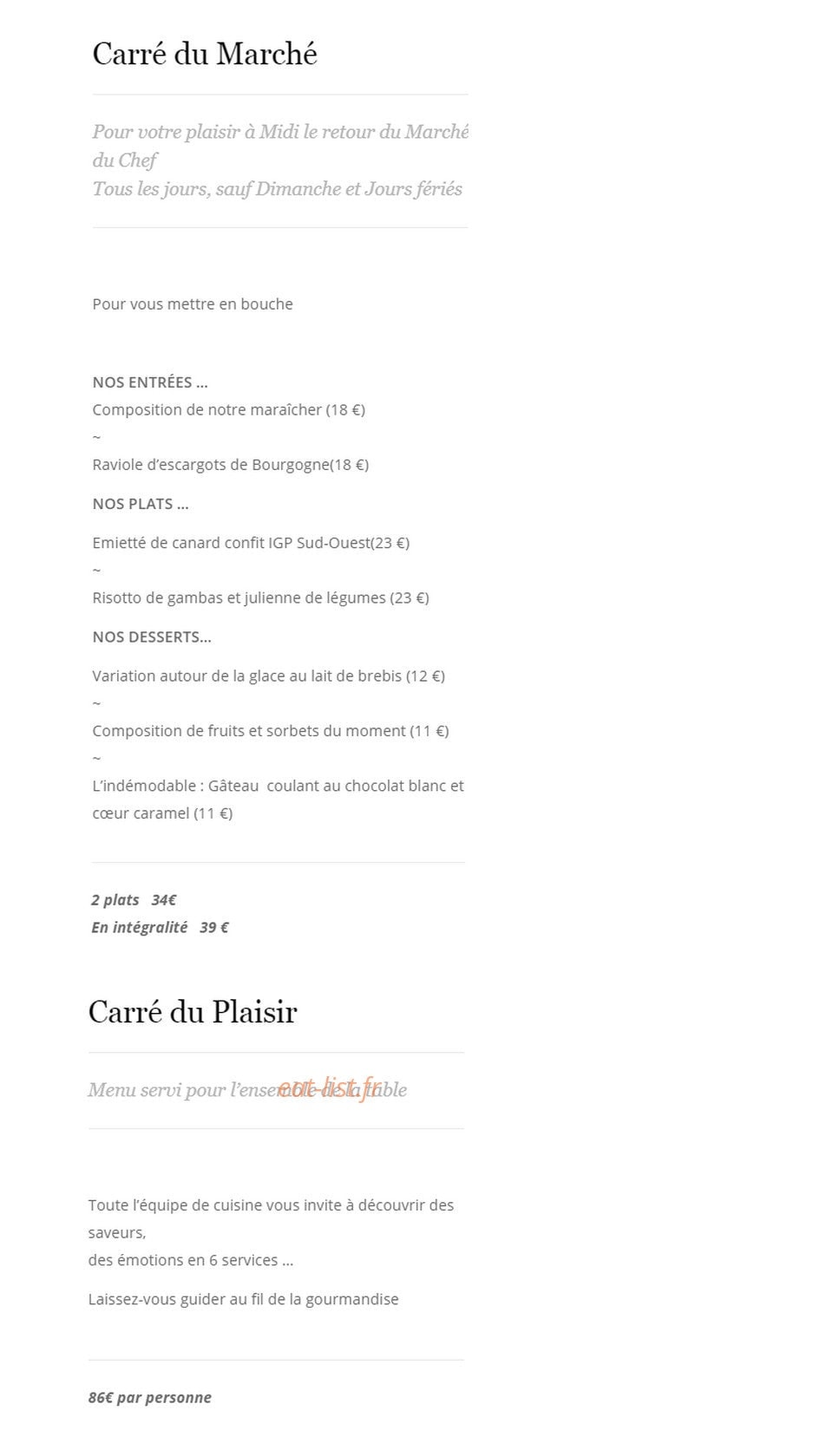 Carré D'ange — carte page 3