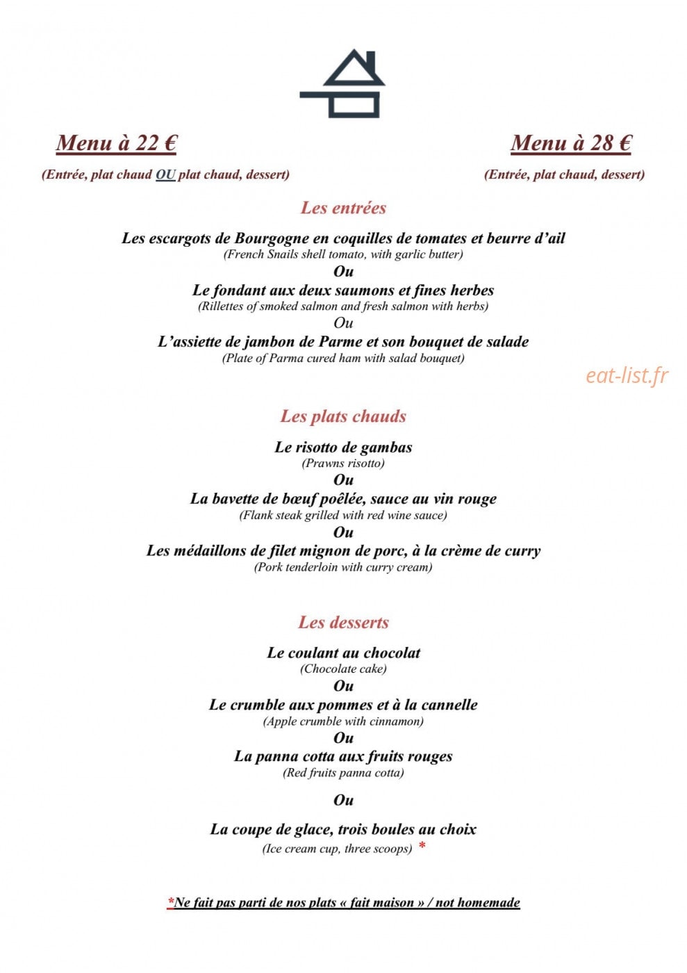 La Bécassière — carte page 1