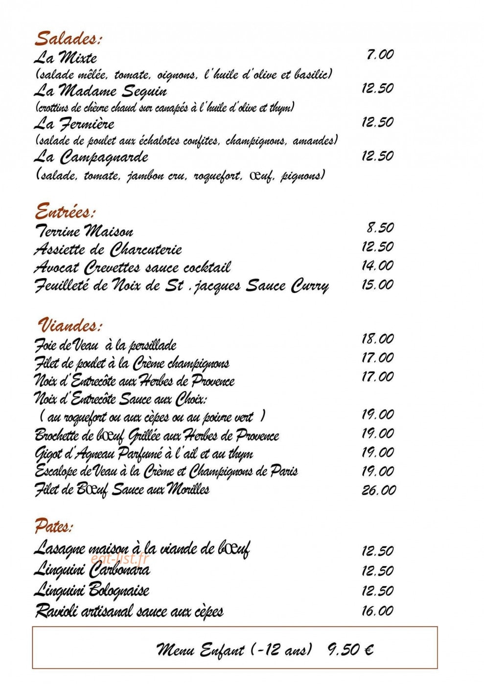 Le Marina — carte page 2