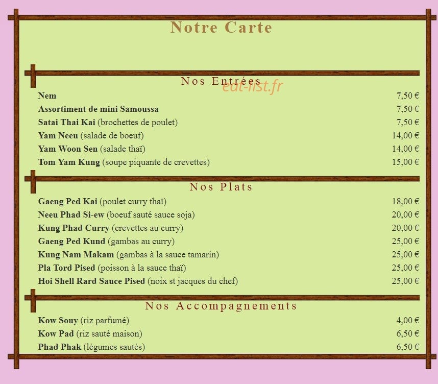 Old Siam — carte page 3