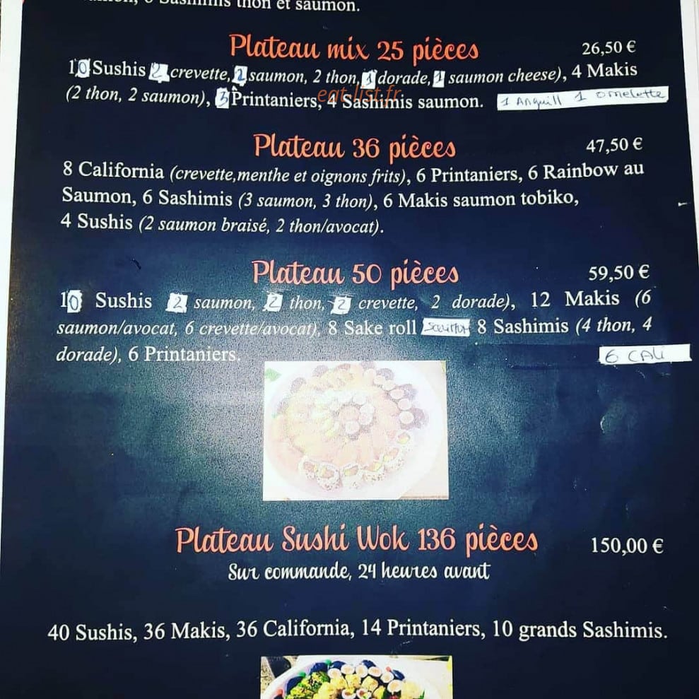 Sushi Wok — carte page 2
