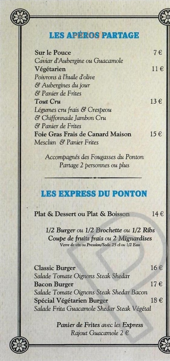 Le Ponton — carte page 2