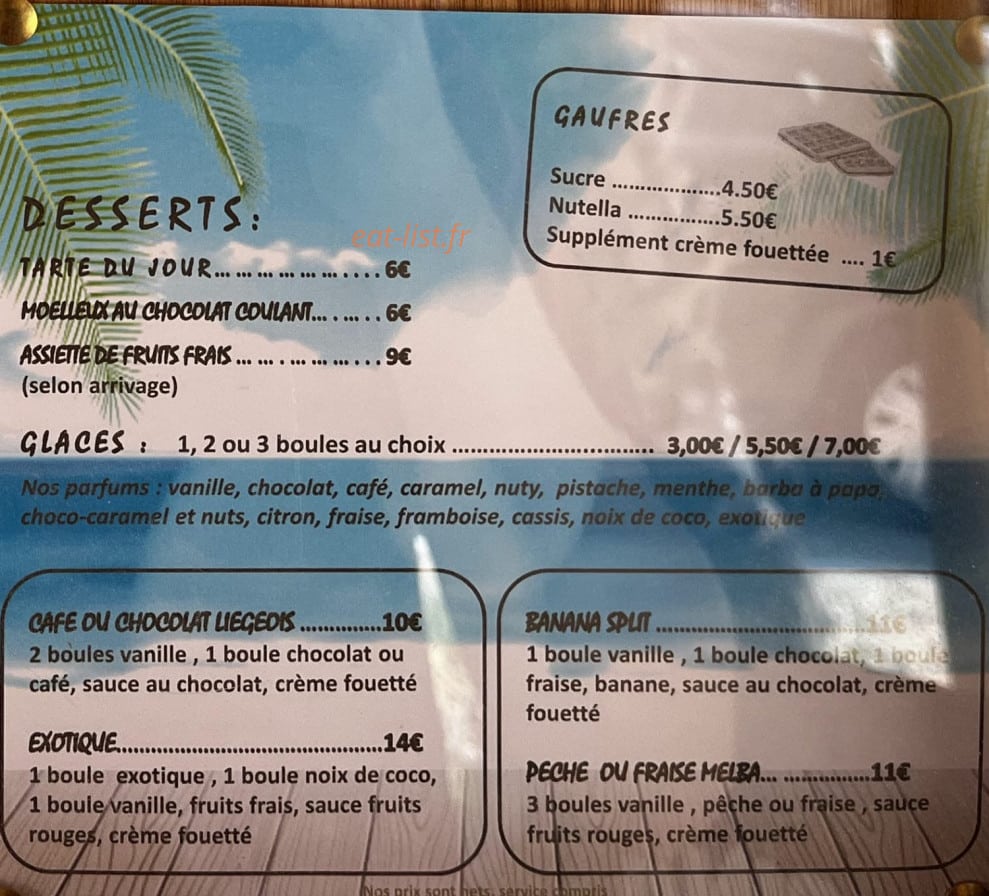 Macao Plage — carte page 4