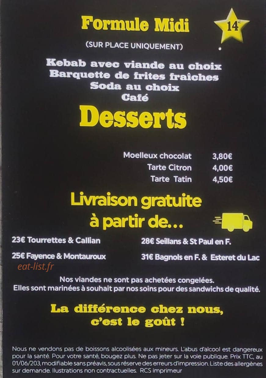kebab and tacos — carte page 5