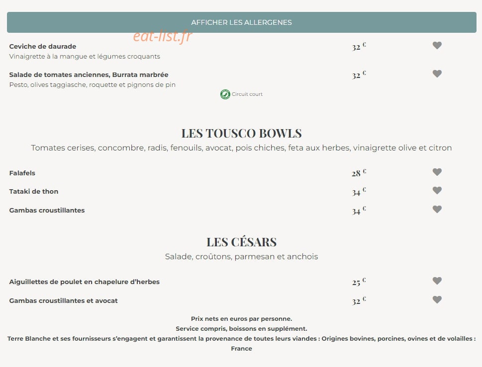 Le Tousco — carte page 2
