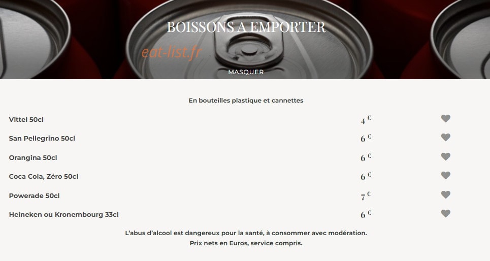 Les Caroubiers — carte page 8