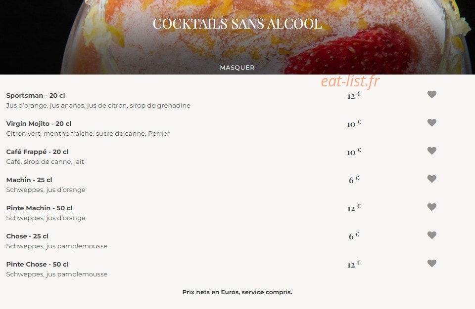 Les Caroubiers — carte page 12