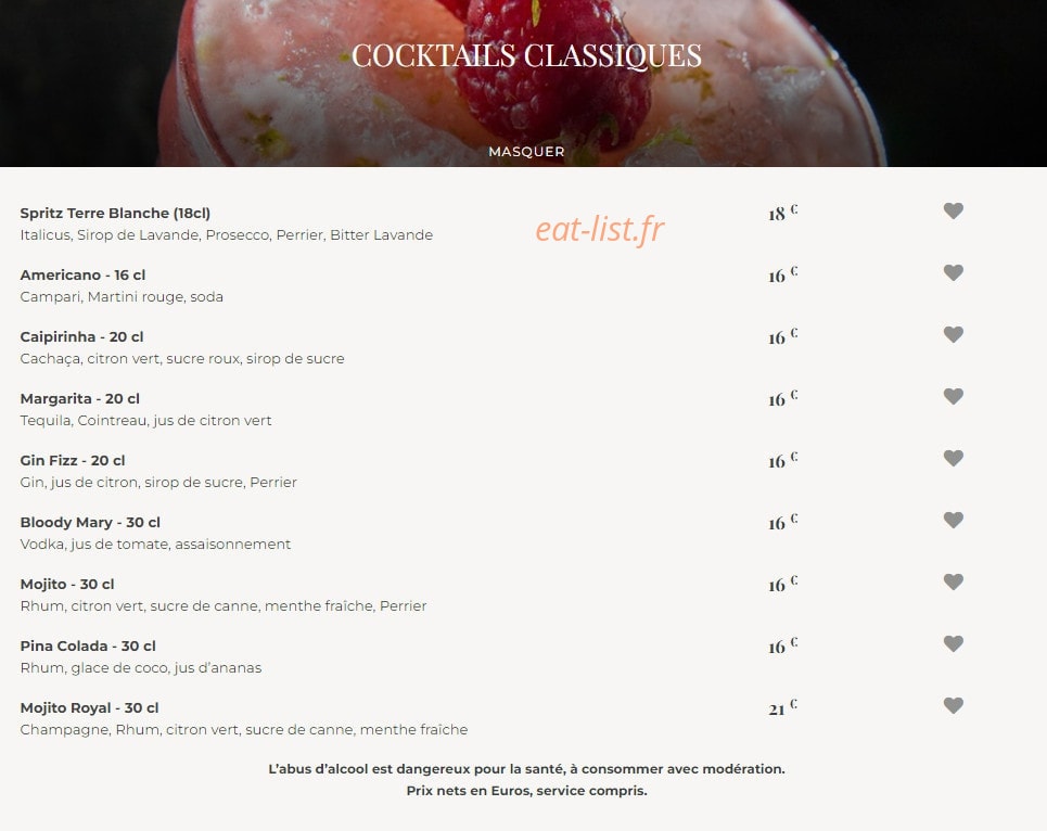 Les Caroubiers — carte page 11