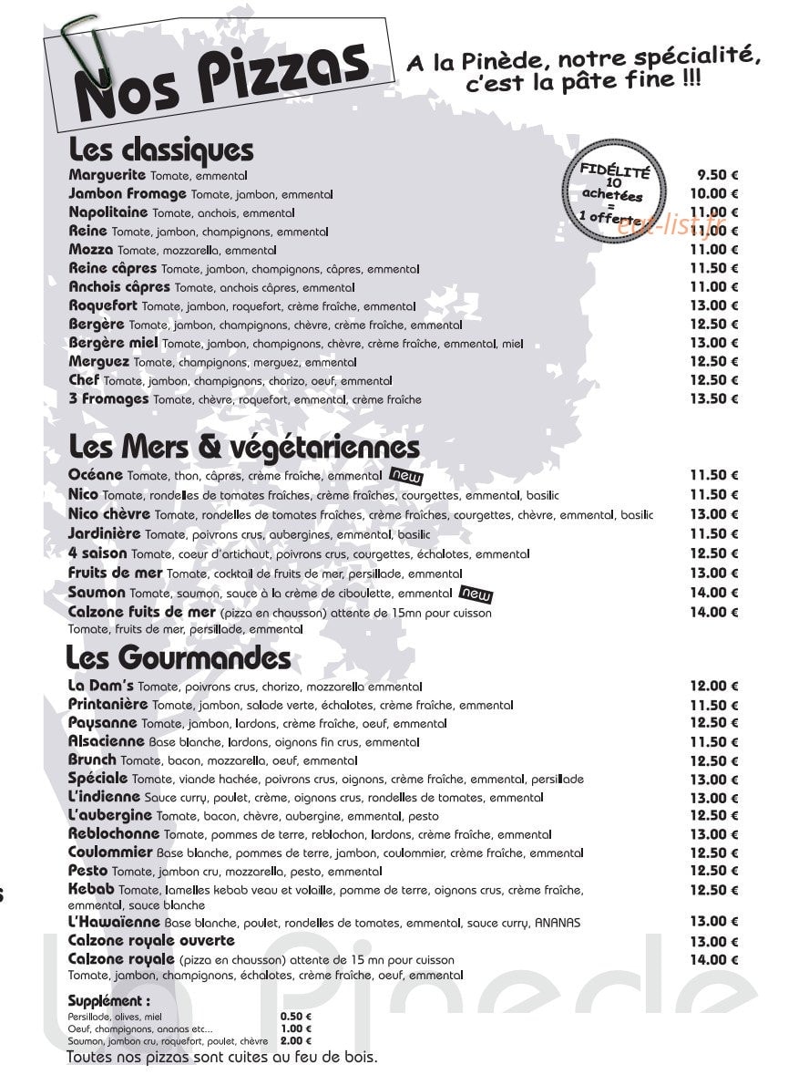 La pinede — carte page 6