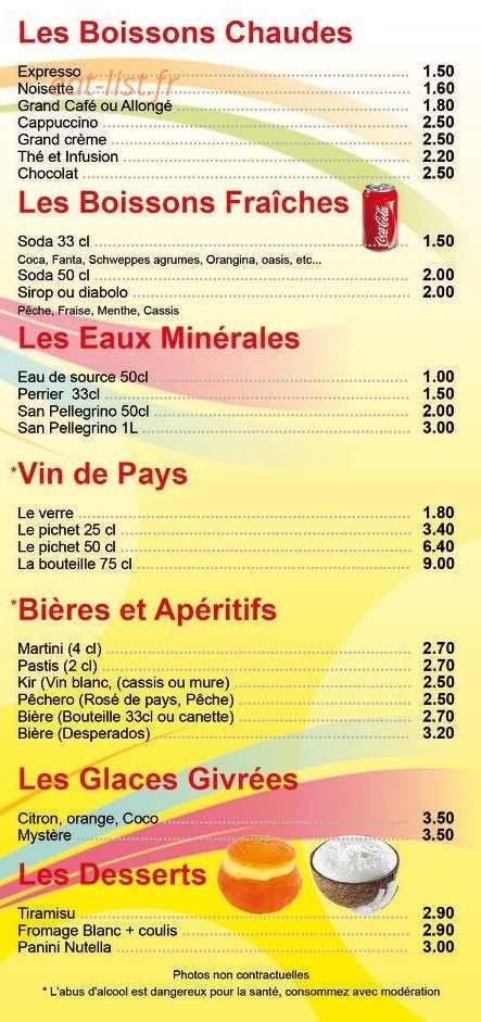 petit régal — carte page 4