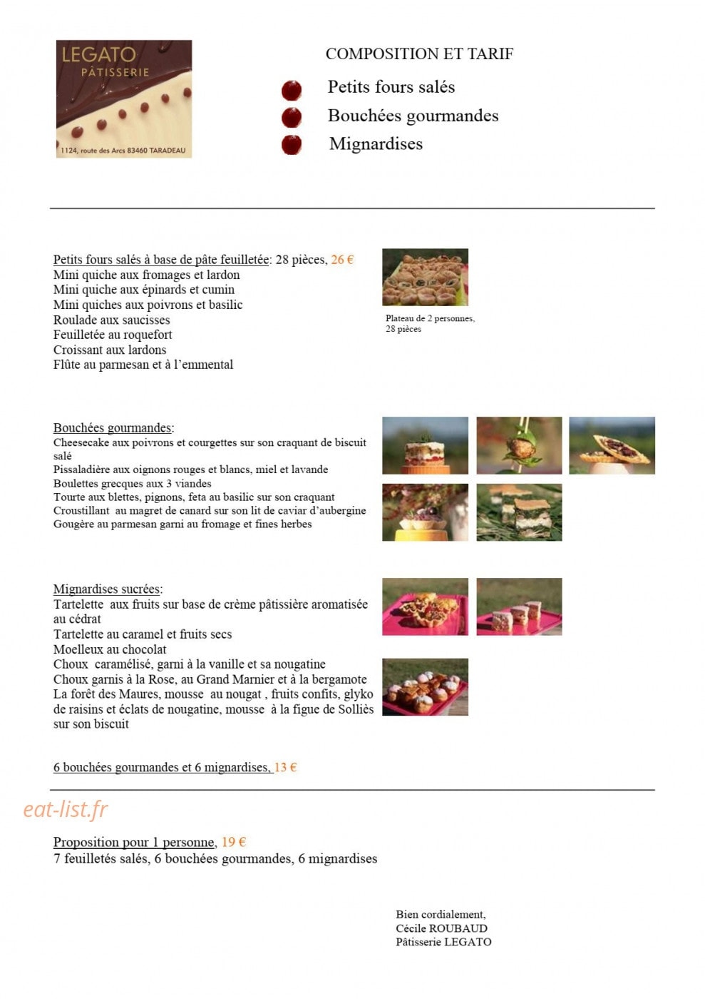 Le Cigalon — carte page 2