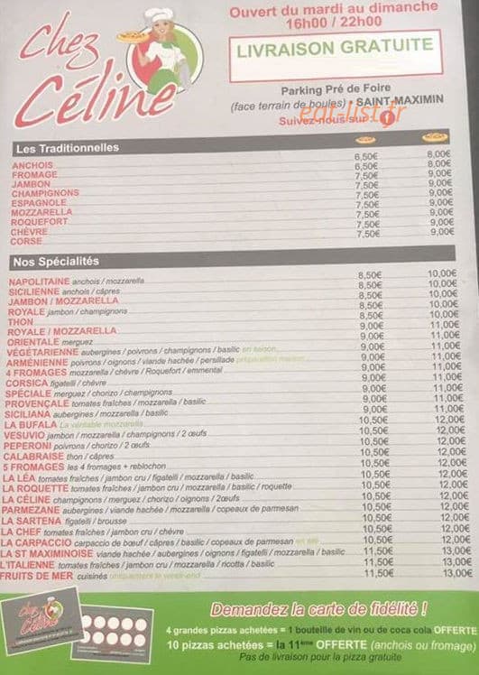 Ches Céline — carte page 2
