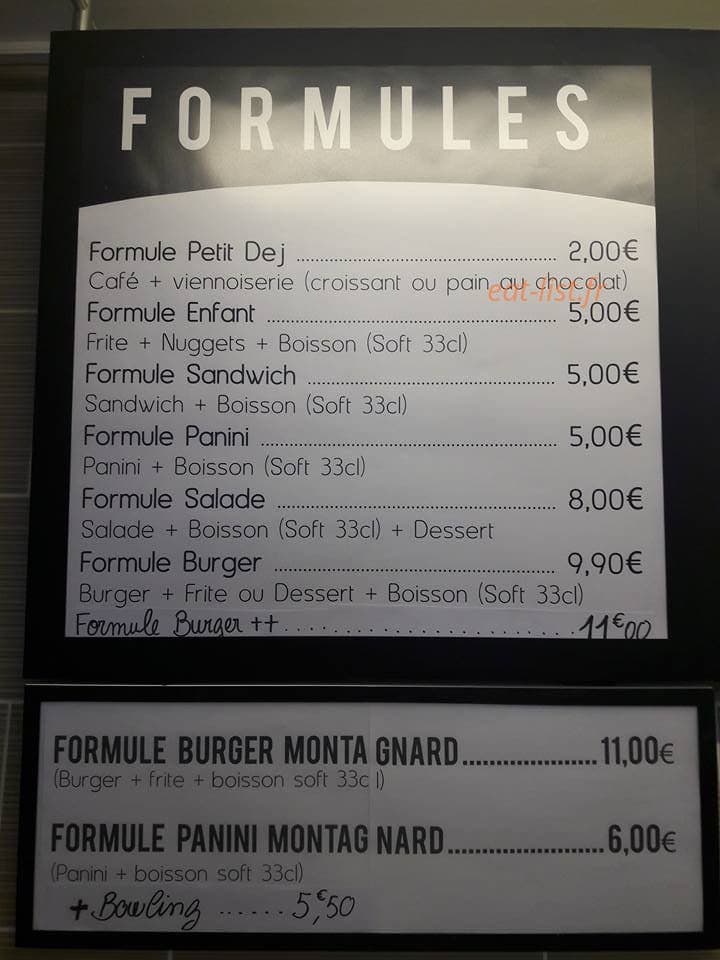 Carte et menu de L étoile de la sainte baume à Saint Maximin la Sainte Baume — Formules