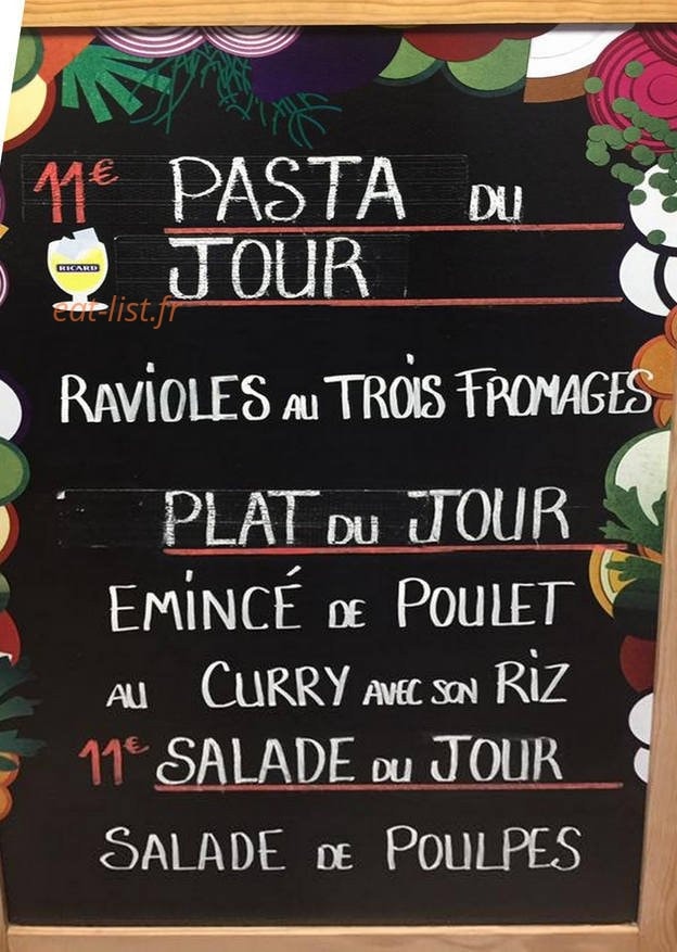 Carte et menu de Le Pique-nique à Saint Maximin la Sainte Baume — Un exemple de plat du jour