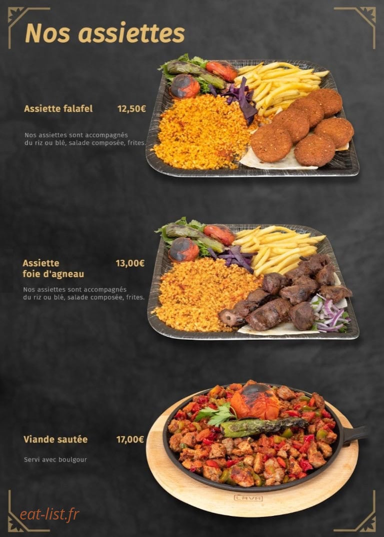 Turkish Grill — carte page 6