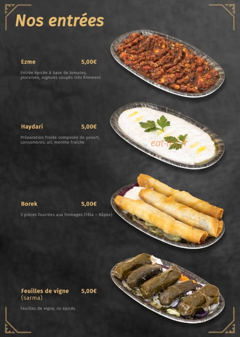 Turkish Grill — carte page 2