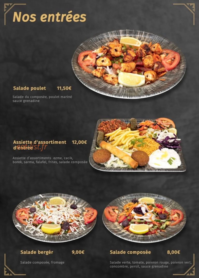 Turkish Grill — carte page 3