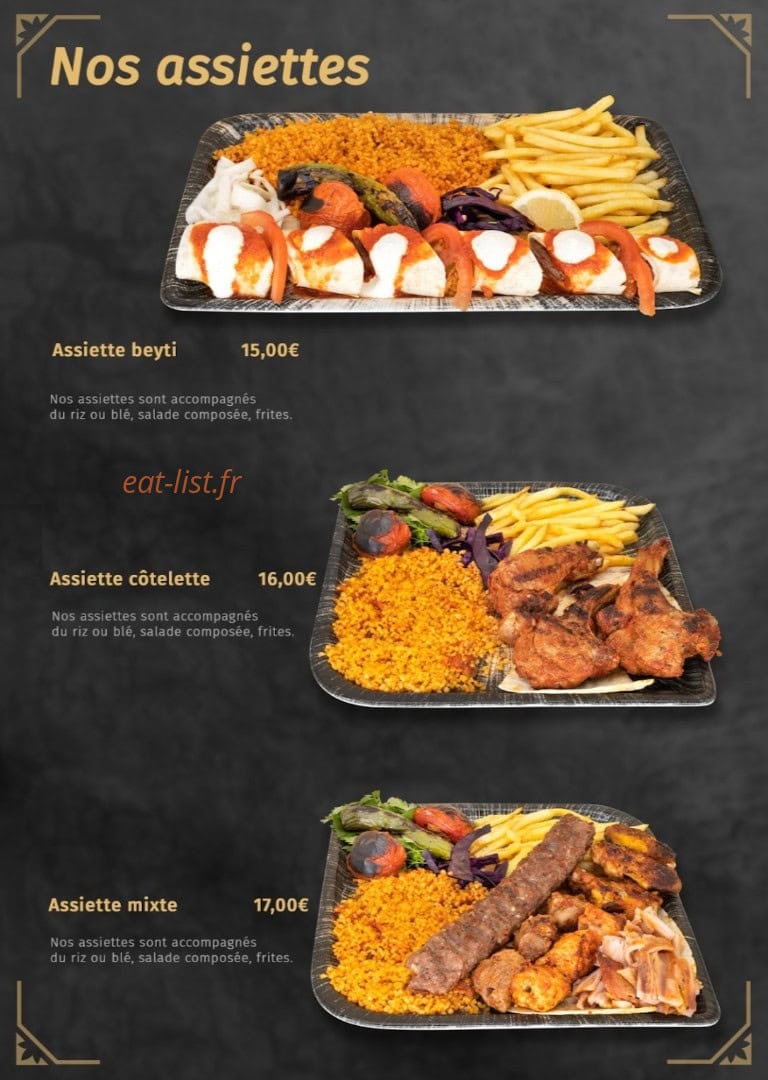 Turkish Grill — carte page 7