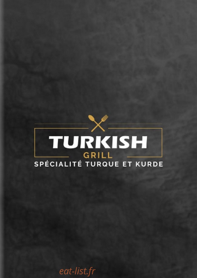 Turkish Grill — carte page 1