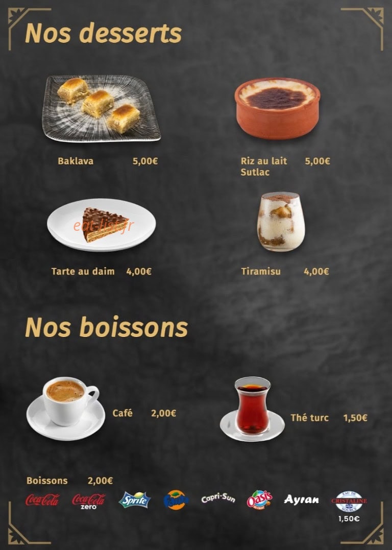 Turkish Grill — carte page 9