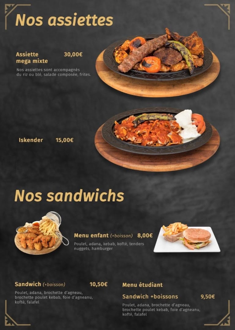 Turkish Grill — carte page 8