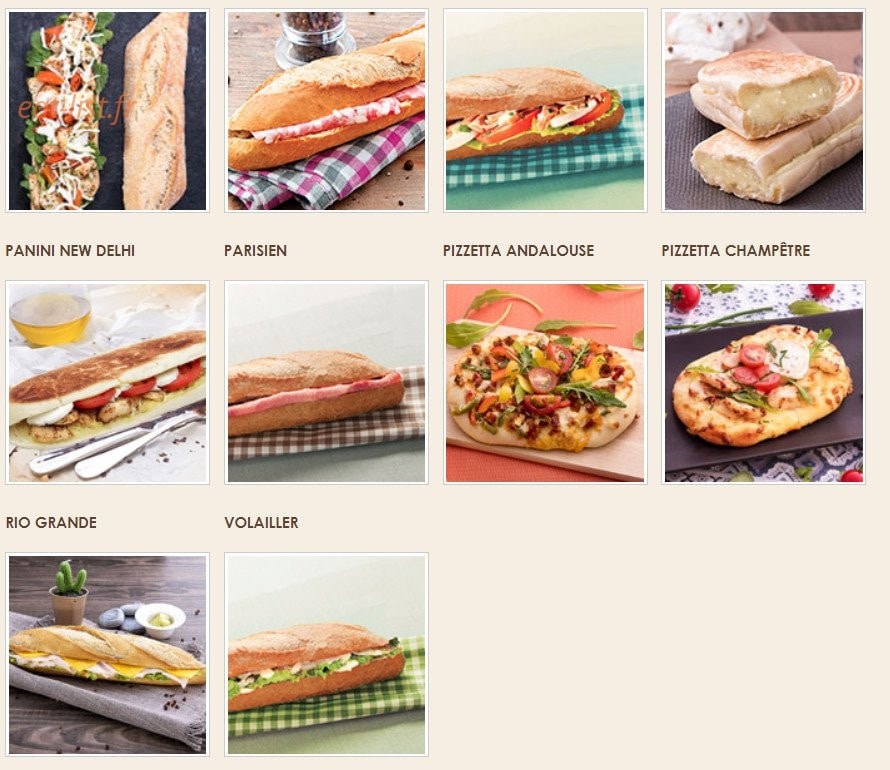 La Croissanterie — carte page 2