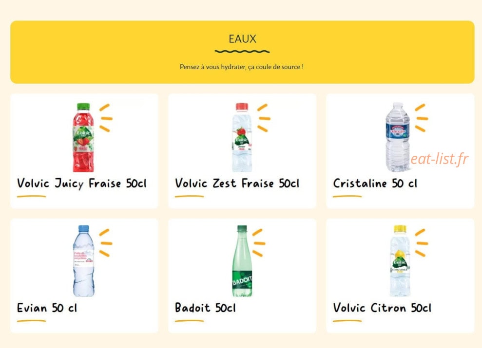 La Croissanterie — carte page 14