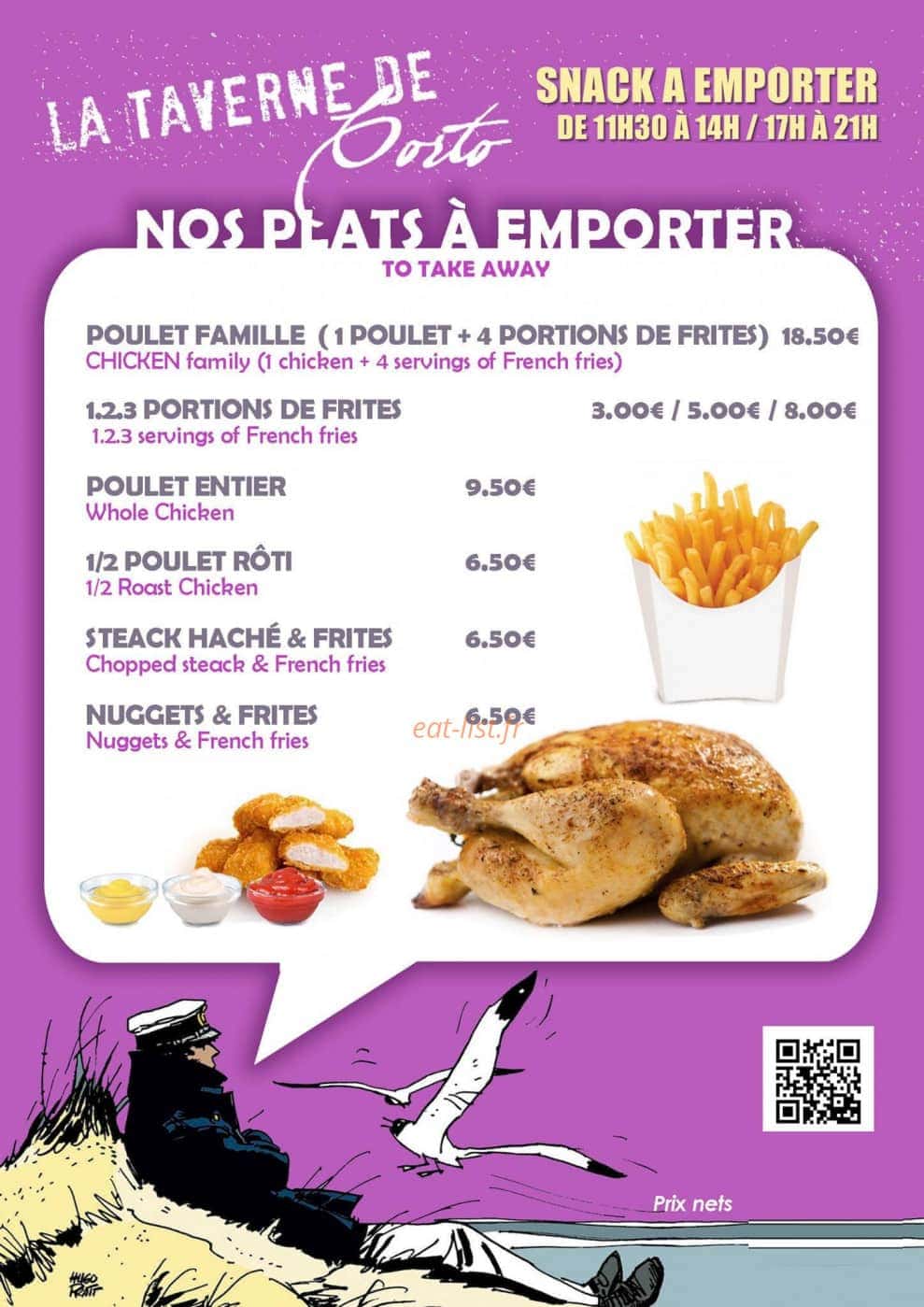 La Taverne de Corto — carte page 5