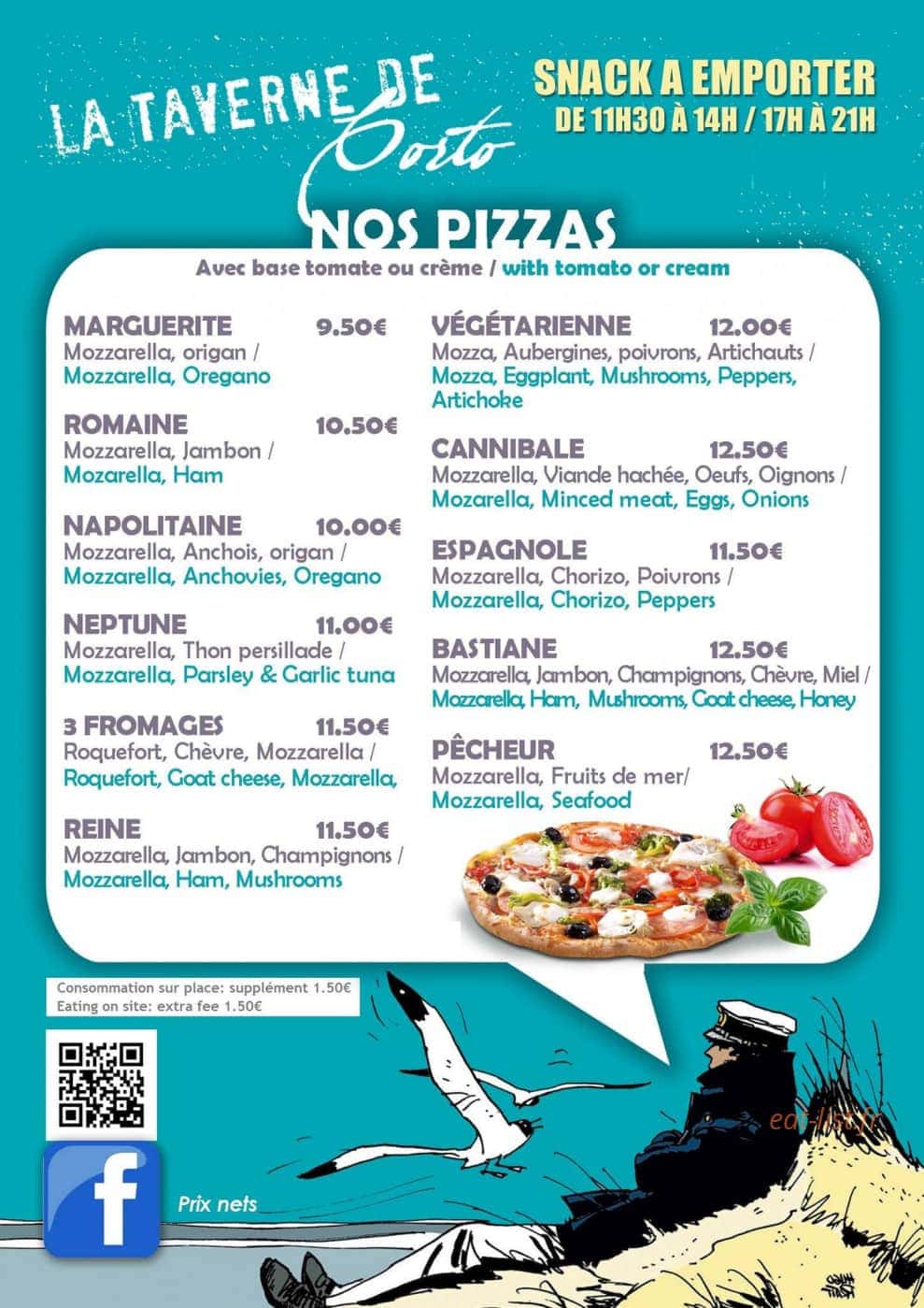 La Taverne de Corto — carte page 4