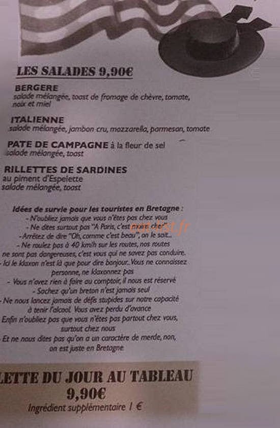 Le comptoir breton — carte page 3