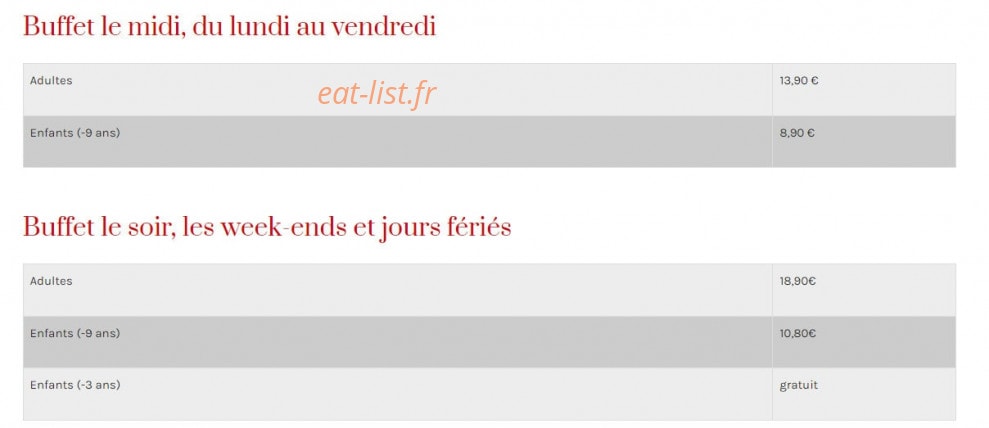 Le Royal d'Asie — carte page 1