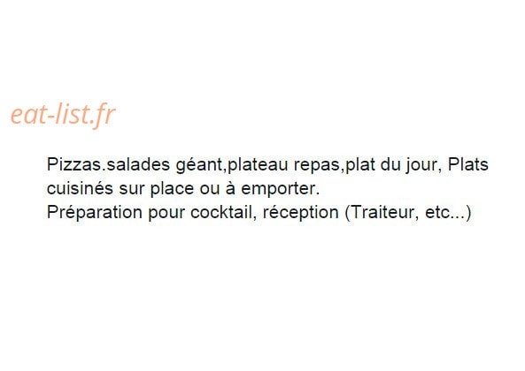 Chez Quentin — carte page 1